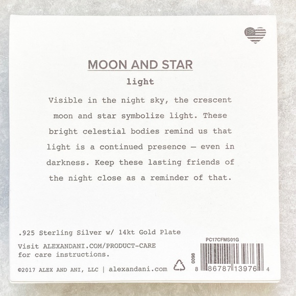 NEW Alex and Ani Moon and Star Cuff Bracelet - Picture 4 of 4